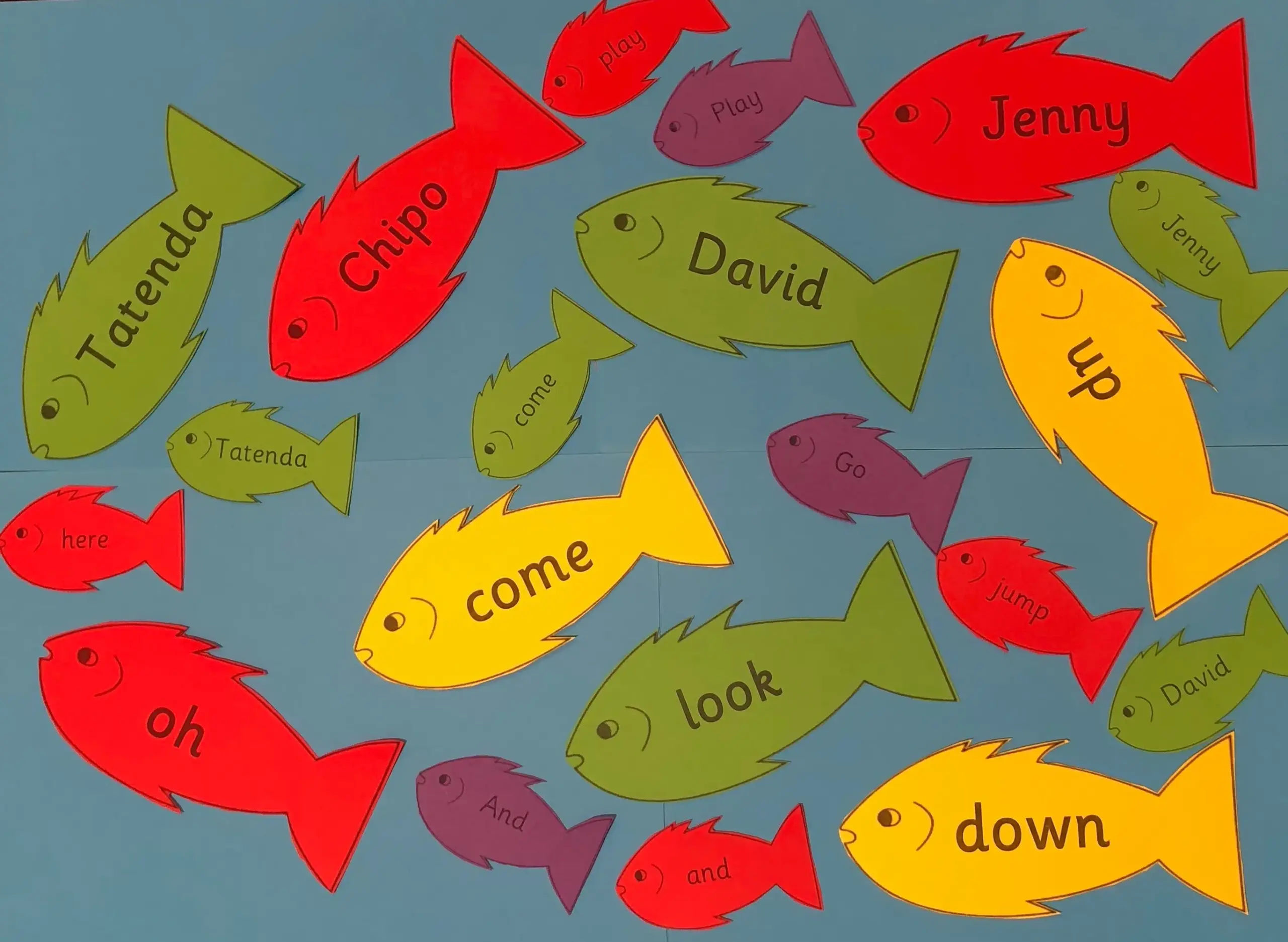 بازی برای آموزش زبان انگلیسی به کودکان - بازی ماهیگیری کلمات