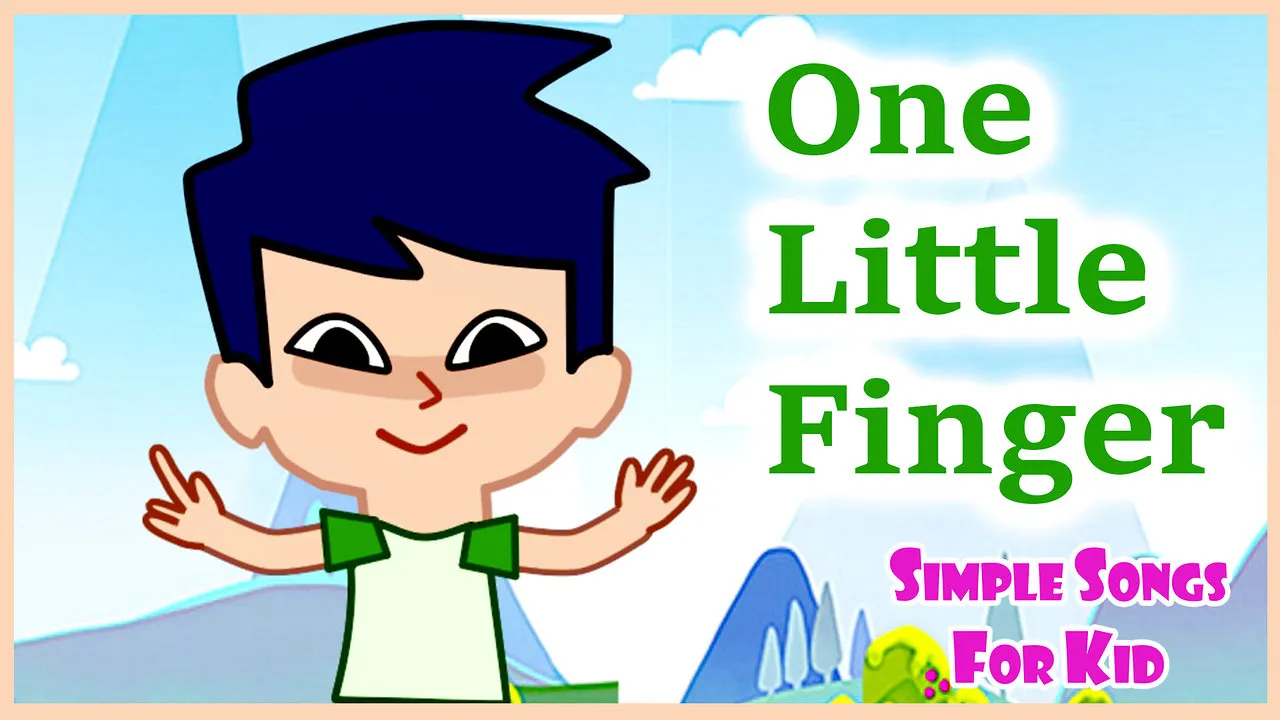 ۲۰ شعر انگلیسی برای کودک با ترجمه - شعر One Little Finger
